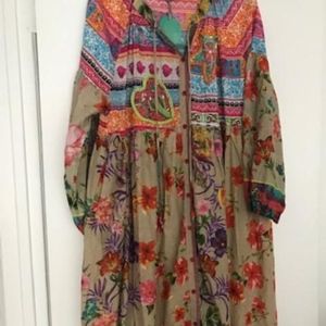 Antica Sartoria Cotton Maxi Dress One Size All